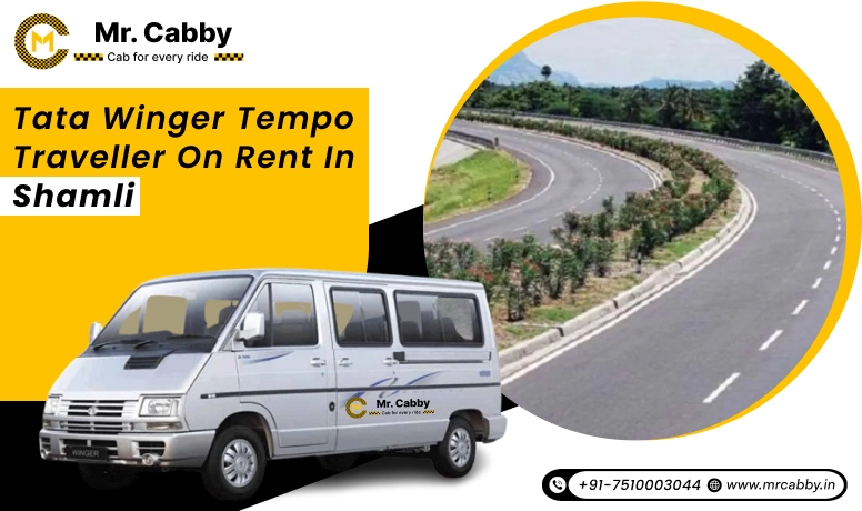 Tata Winger Tempo Traveller in Shamli, Tata Winger Car on rent in Shamli for Group Travel with Mr. Cabby and Get 10% Off