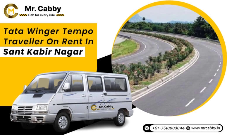 Tata Winger Tempo Traveller in Sant Kabir Nagar, Tata Winger Tempo Traveller on Rent in Sant Kabir Nagar and Get 10% Off - Mr. Cabby