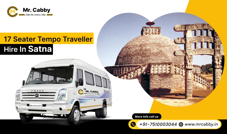 17 Seater Tempo Traveller on Rent in Satna, 17 Seater Tempo Traveller Hire in Satna at best prices - Mr. Cabby