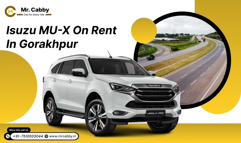 Book 7 seater Isuzu MU-X on rent in Gorakhpur- Mr. Cabby