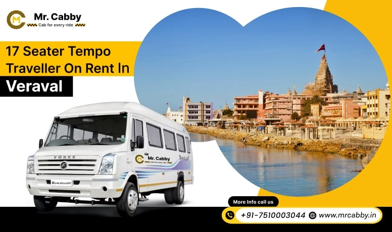 17 Seater Tempo Travellers on Rent in Veraval, 17 Seater Tempo Travellers Hire in Veraval, 17 Seater in Tempo Traveller in Veraval - Mr. Cabby
