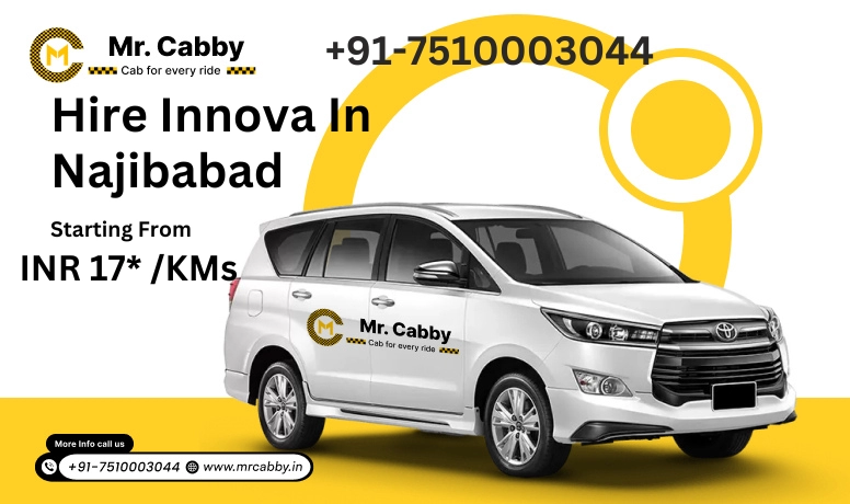 Innova Car Rental In Najibabad | Hire Innova On Rent In Najibabad - Mr. Cabby