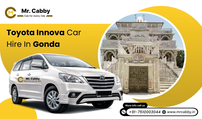 Toyota Innova Crysta car hire in Gonda, Best Toyota Innova on rent in Gonda for Outstation -Mr. Cabby