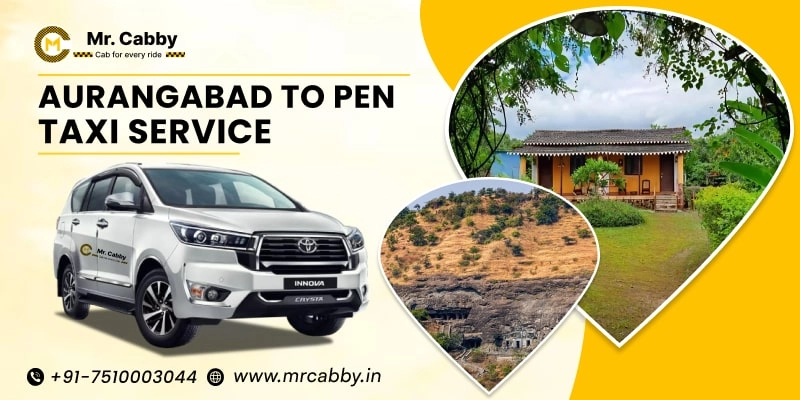 Aurangabad to Pen Taxi | Aurangabad to Pen One Way or Round Trip Cab Booking from Mr. Cabby - Fare Starts at Rs. 12/km