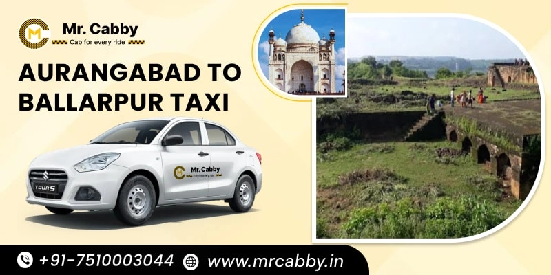 Aurangabad to Ballarpur Taxi | One Way Cab Booking from Aurangabad to Ballarpur