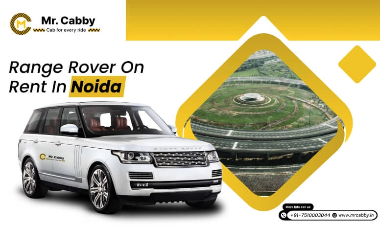 Range Rover on Rent in Noida, Range Rover Car Rental Service in Noida, White Range Rover Wedding Car Hire in Noida - Mr. Cabby