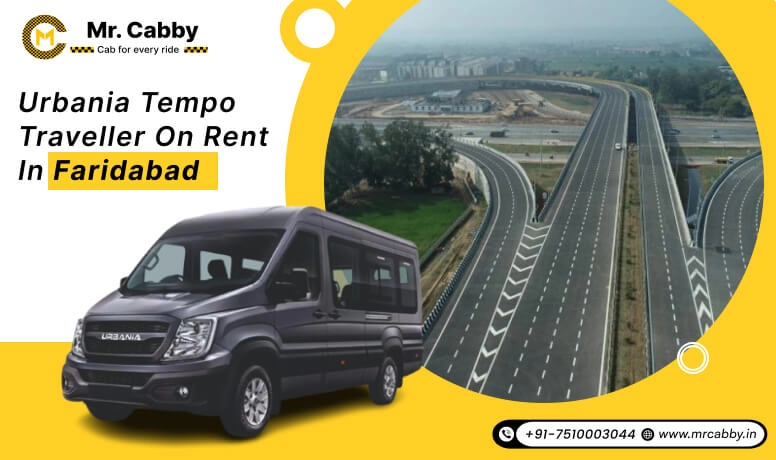 Hire Mr. Cabby's top-tier Force Urbania Luxury Tempo Traveller in Faridabad | Experience opulence on wheels.