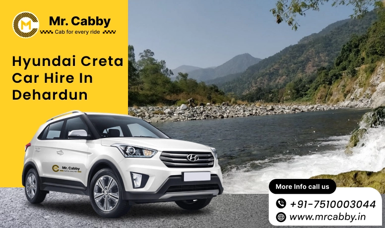Hyundai Creta on rent in Dehradun, Top Hyundai Creta hire in Dehradun, Hyundai Creta 7 seater on rent - Mr. Cabby 