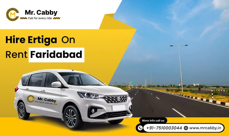 Hire Suzuki Ertiga on rent in Faridabad - Mr. Cabby