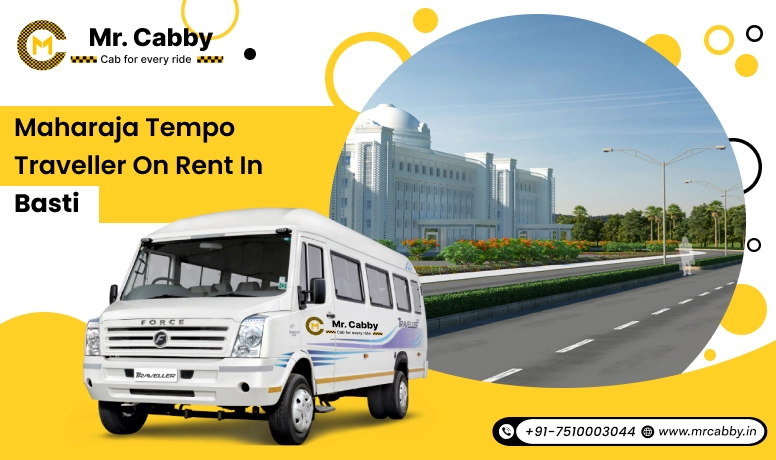 9, 12, 16 Seater Maharaja Tempo Traveller in Basti, Maharaja Tempo Traveller on Rent @ R. 22 /km - Mr. Cabby