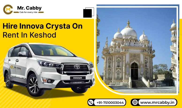 Hire Innova Crysta on Rent in Keshod, Toyota Innova Crysta Car Hire in Keshod, Innova Car Rent Per Km in Keshod - Mr. Cabby