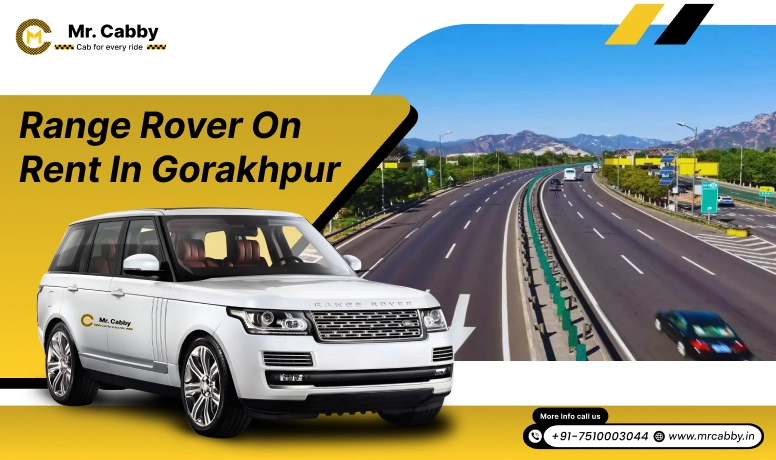 Range Rover on Rent in Gorakhpur, Range Rover Car Rental Service in Gorakhpur, White Range Rover Wedding Car Hire in Gorakhpur- Mr. Cabby