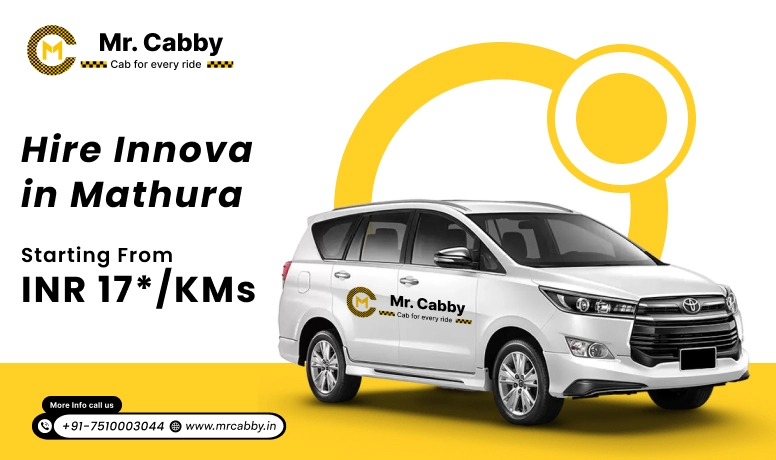 Innova Car Rental In Mathura | Hire Innova On Rent In Mathura - Mr. Cabby