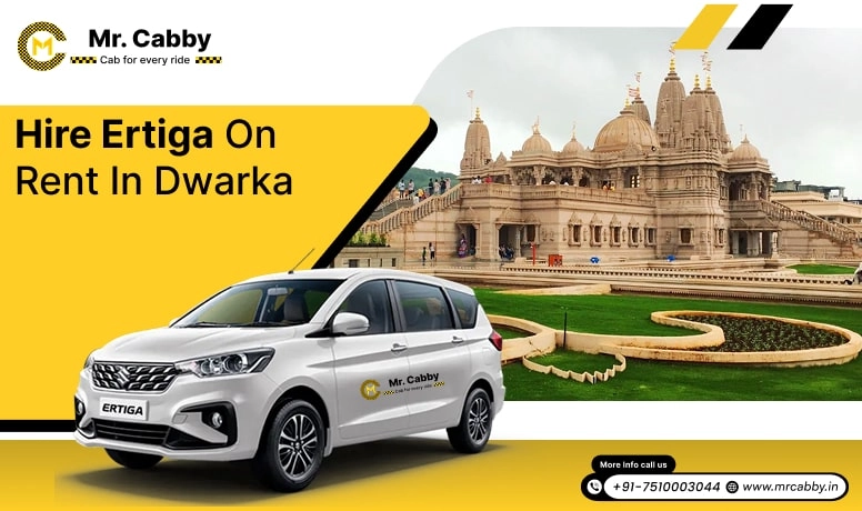 Hire Ertiga on Rent in Dwarka, Ertiga Car Rental Service in Dwarka, Hire Ertiga Car in Dwarka - Mr. Cabby