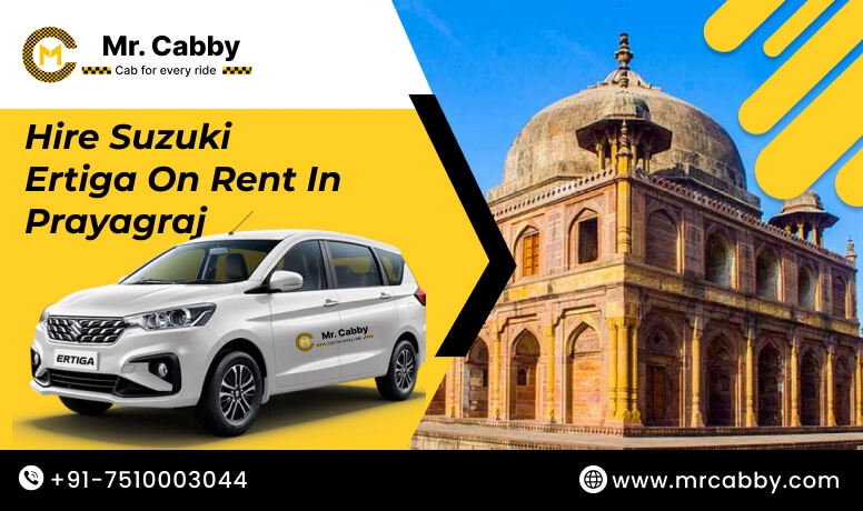 Hire Suzuki Ertiga on rent in Prayagraj - Mr. Cabby