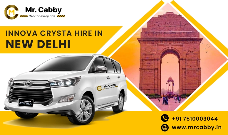 Toyota Innova Crysta Hire In New Delhi | Hire Innova On Rent In New Delhi | Mr. Cabby