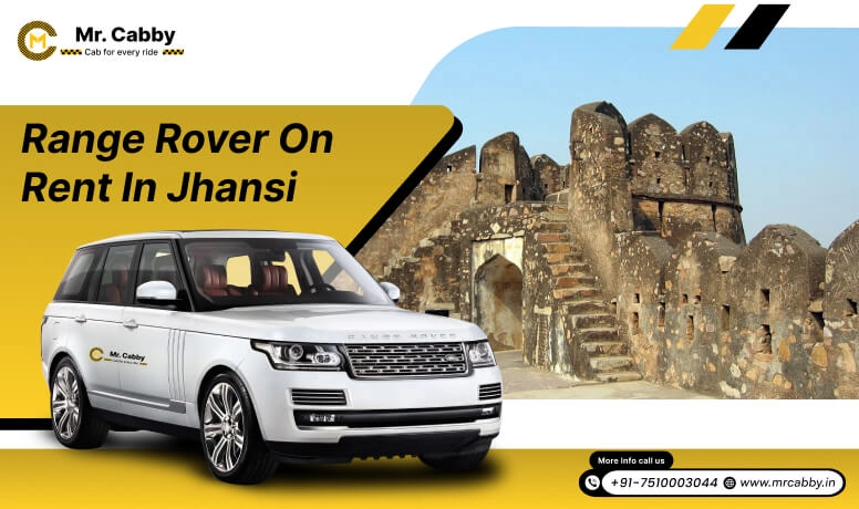 Range Rover on Rent in Jhansi, Range Rover Car Rental Service in Jhansi, White Range Rover Wedding Car Hire in Jhansi - Mr. Cabby