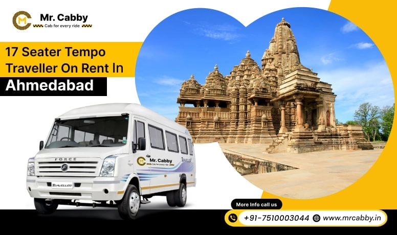 17 Seater Tempo Traveller on Rent in Ahmedabad, Hire 17 Seater Tempo Traveller in Ahmedabad, 17 Seater Tempo Traveller Rental in Ahmedabad - Mr. Cabby