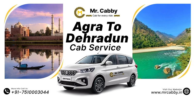 Agra to Dehradun Cab, Agra to Dehradun One Way and Round Trip Taxi Booking, Agra to Dehradun Taxi Fare starts -  Rs.12/km