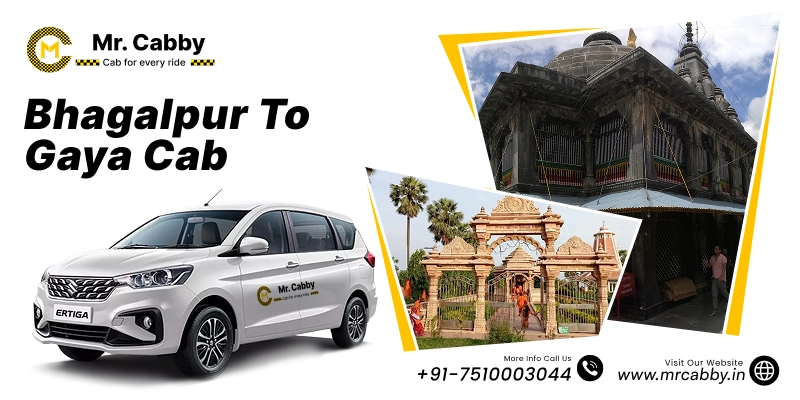 Bhagalpur to Gaya Cab, Bhagalpur to Gaya Taxi Booking for one way and fare - Rs.12/km