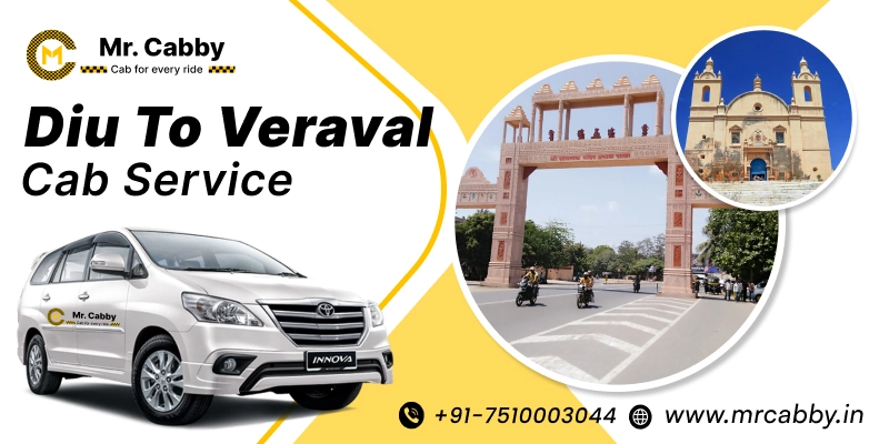 Diu to Veraval Cab Service | Hire Diu to Veraval Taxi for One-way and Round trip Fare starts @ Rs.12/km