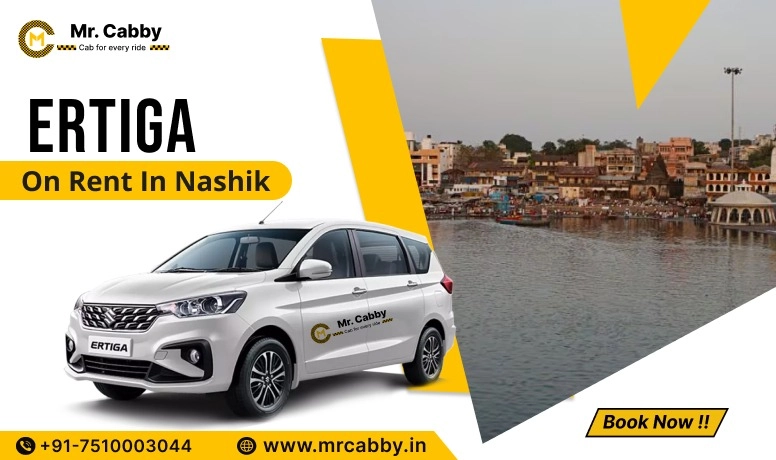 Hire Ertiga on Rent in Nashik, Ertiga Car Rental Service in Nashik, Nashik Ertiga Car Rental Fare INR 13/KM - Mr. Cabby
