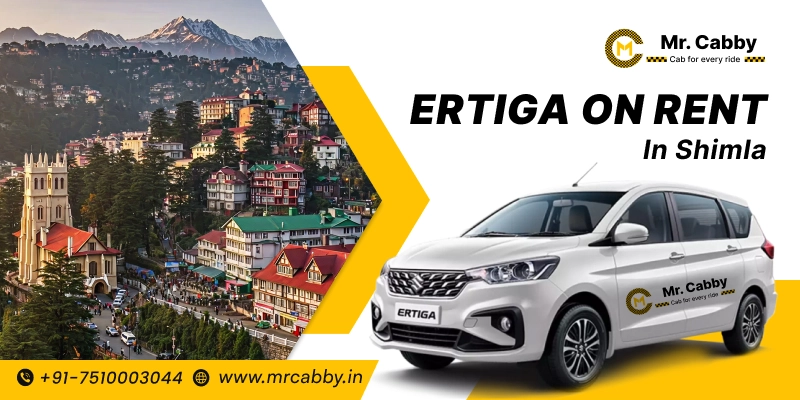 Ertiga on Rent in Shimla, Ertiga Taxi in Shimla, 7 seater Ertiga cab hire in Shimla @ just Rs. 15/km