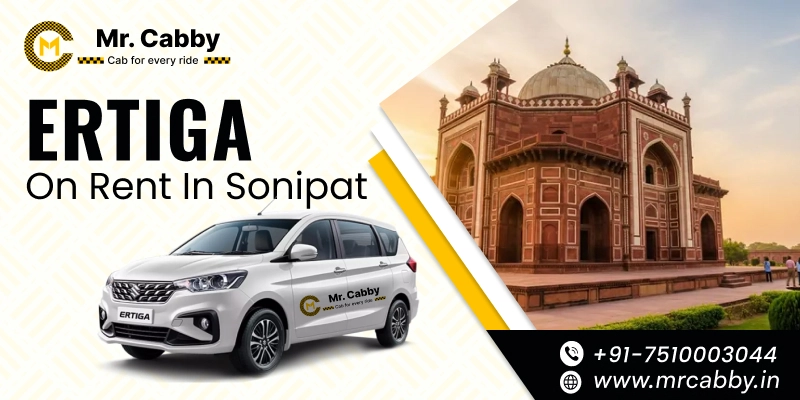 Ertiga on Rent in Sonipat, Ertiga Hire in Sonipat, Ertiga Cab Booking in Sonipat fare starts at Rs. 12/Km