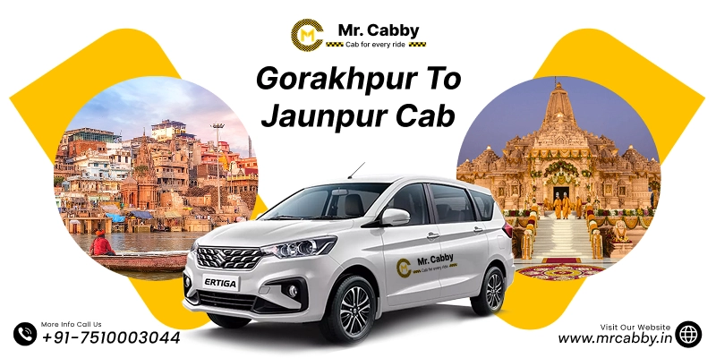 Gorakhpur to Jaunpur Cab, Gorakhpur to Jaunpur Taxi Booking and Fare @ 12Rs./km 
