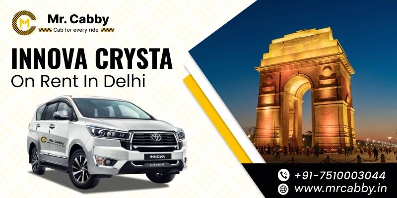Innova Crysta on Rent in Delhi – Innova Crysta Rental in Delhi | Mr. Cabby