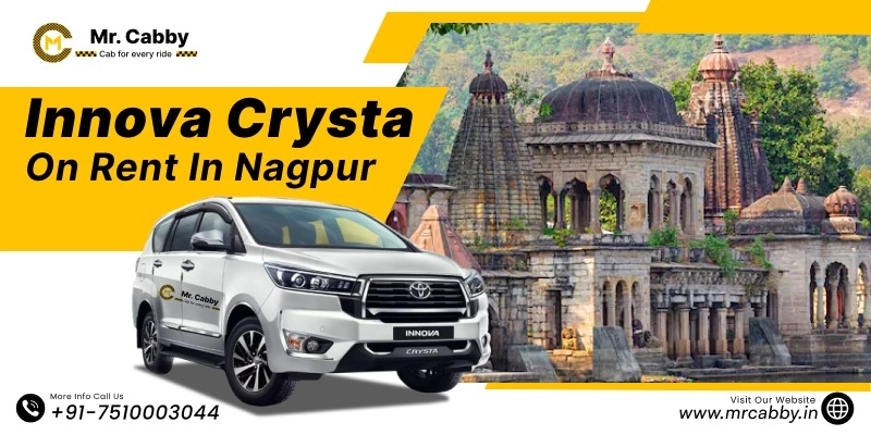 Hire Innova Crysta on Rent in Nagpur, Toyota Innova Crysta Car Hire in Nagpur, Nagpur Innova Car Rent Fare 18/ Km - Mr. Cabby