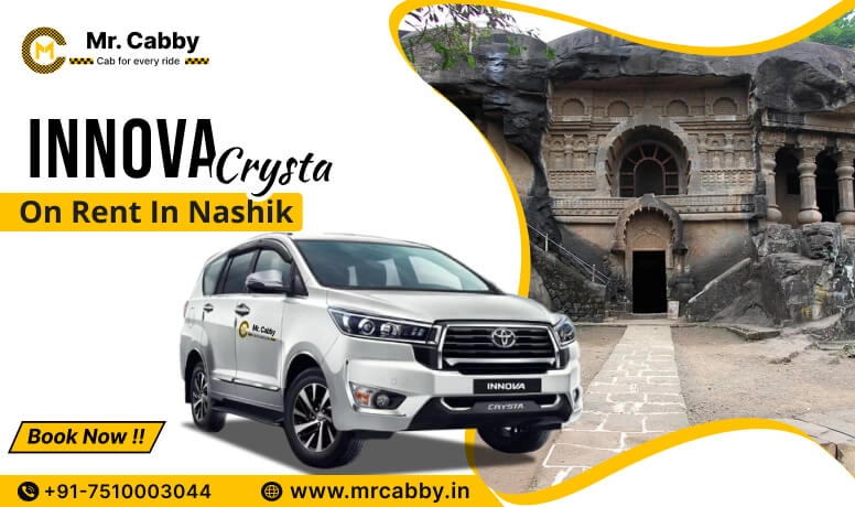 Hire Innova Crysta on Rent in Nashik, Toyota Innova Crysta Car Hire in Nashik, Nashik Innova Car Rent Fare 18/ Km - Mr. Cabby