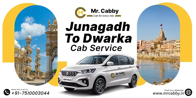Junagadh to Dwarka Cab Service | Junagadh to Dwarka One-Way or Round-Trip Taxi Booking Fare Starts at Rs. 12/km - Mr. Cabby