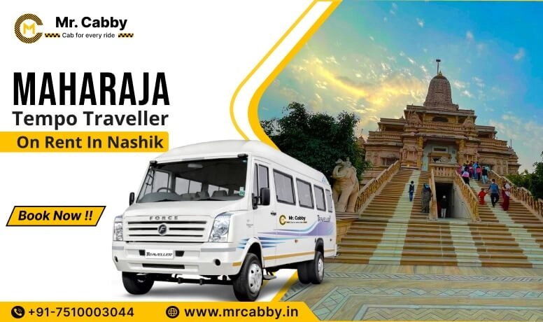 Maharaja Tempo Traveller on Rent in Nashik, Maharaja Tempo Traveller in Nashik, Nashik Maharaja Tempo Traveller Fare @ Rs. 25/Km - Mr. Cabby