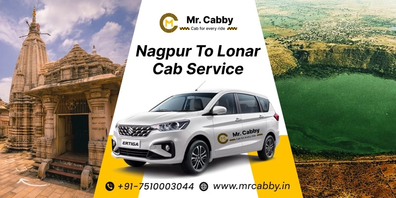 Book Nagpur to Lonar Cab Service, Nagpur to Lonar Cab Hire for One Way or Round Trip, Nagpur to Lonar Taxi Fare Rs.12/ KM
