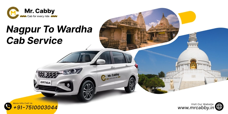 Book Nagpur to Wardha Cab Service, Nagpur to Wardha Cab Hire for One Way or Round Trip, Nagpur to Wardha Taxi Fare Rs.12/ KM