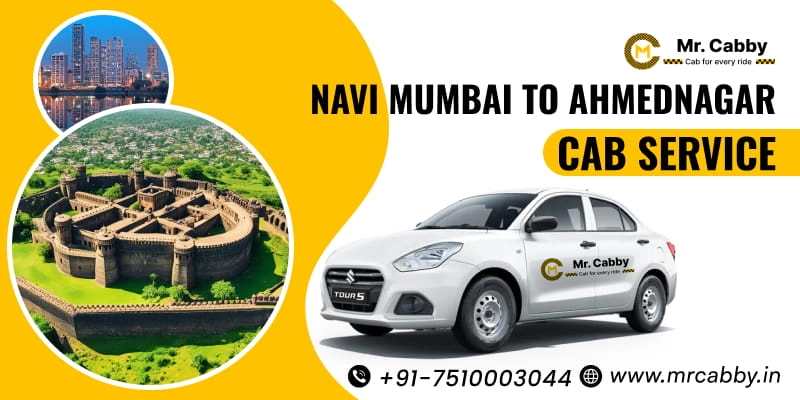 Navi Mumbai to Ahmednagar Cabs | One Way Taxi from Navi Mumbai to Ahmednagar at Rs. 12/km