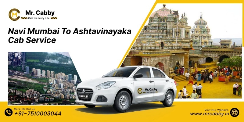  Navi Mumbai to Ashtavinayak Cab Service | One Way or Round Trip Taxi Booking from Navi Mumbai to Ashtavinayak Darshan at Rs. 12/km