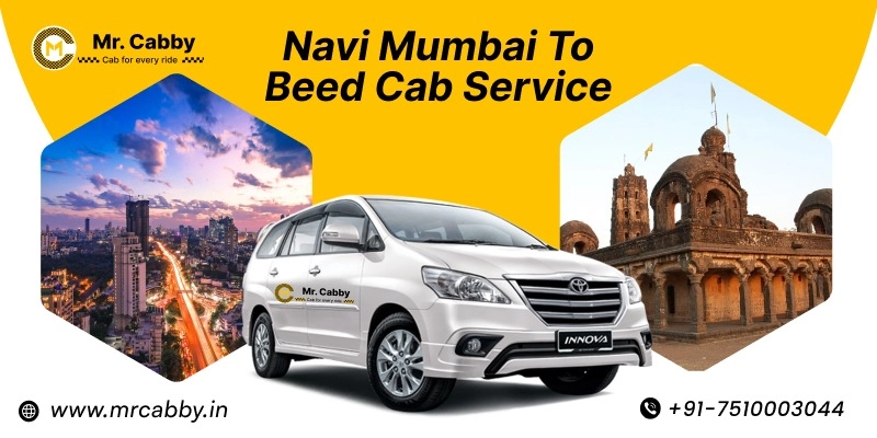 Navi Mumbai to Beed Cabs | One Way Taxi from Navi Mumbai to Beed at Rs. 12/km