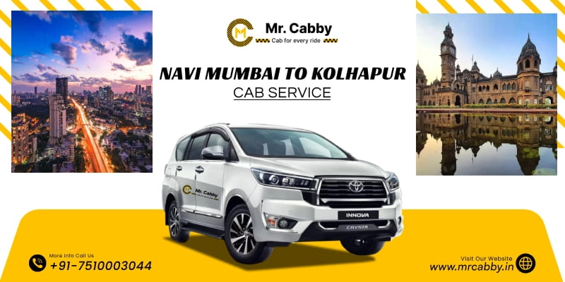 Navi Mumbai to Kolhapur Cab Service | Book One Way Taxi from Navi Mumbai to Kolhapur at Rs. 12/km