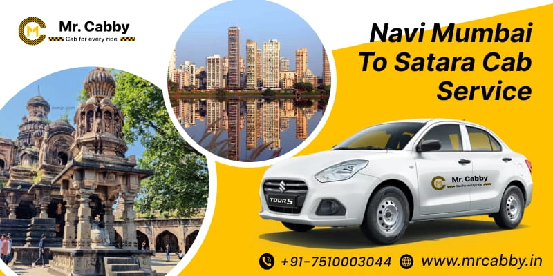 Navi Mumbai to Satara Cab Service | One Way Taxi from Navi Mumbai to Satara from Just Rs. 12/km