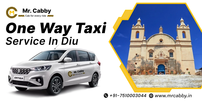 One Way Taxi Service in Diu, Diu One-Way Cab Service, Diu One-Way Cab Booking fare starts at 12 Rs./km.