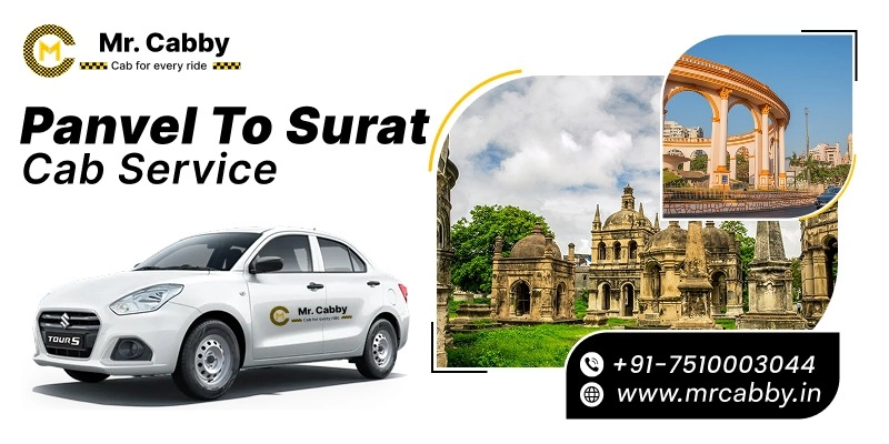 Panvel to Surat Cab Service, Panvel to Surat taxi for one way and round trip, Panvel to Surat cab fare @ 12 Rs./km.