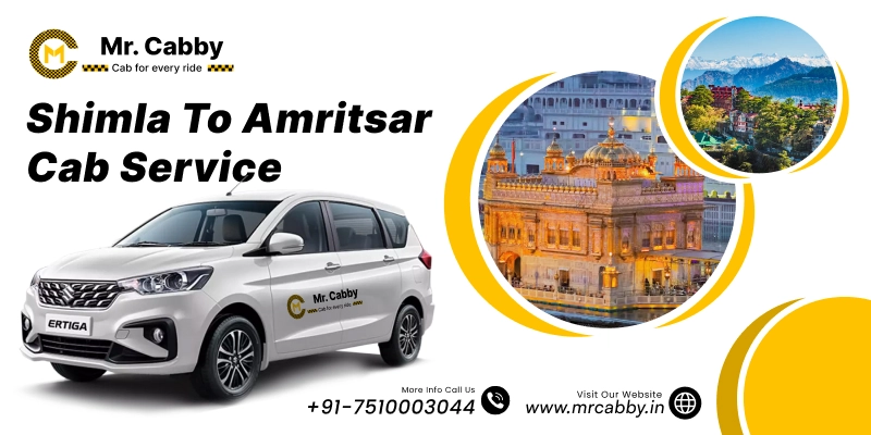 Shimla to Amritsar Taxi Service, Shimla to Amritsar cab Hire, Shimla to Amritsar Taxi Fare @ 12Rs./km.