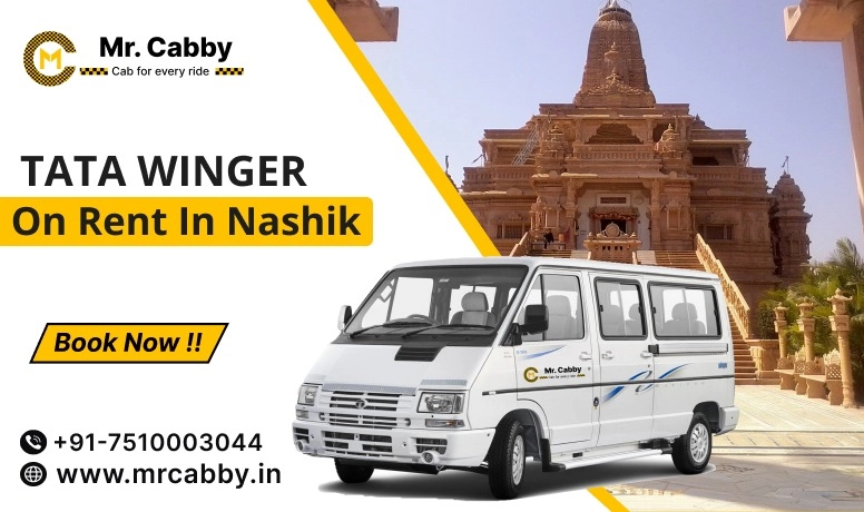 Tata Winger Tempo Traveller on Rent in Nashik | 9, 10, 13, 17 Seater Tata Winger on Rent in Nashik for Local, Outstation or Airport Transfer