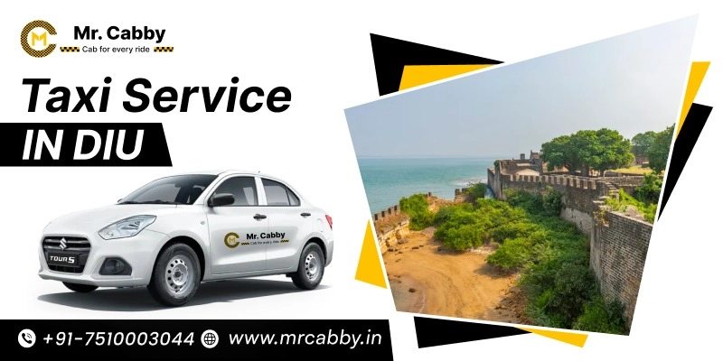 Taxi Service in Diu | Cab Hire in Diu | Cab Booking in Diu fare starts @ 12 Rs./km.