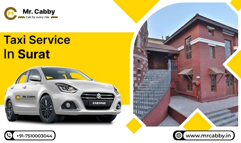Taxi Service in Surat, Cab Hire in Surat, Cab Booking in Surat fare starts at 10Rs/Km