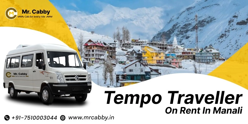 Tempo Traveller on Rent in Manali | Luxury Tempo Traveller HIre in Manali for Outstation Trips fare starts at Rs. 24/km.