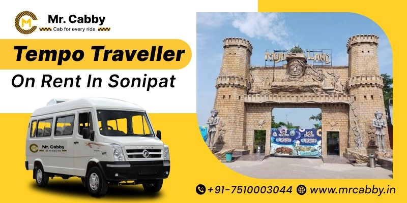 Tempo Traveller on Rent in Sonipat | Tempo Traveller HIre in Sonipat for Outstation trip fare @ Rs. 24/km