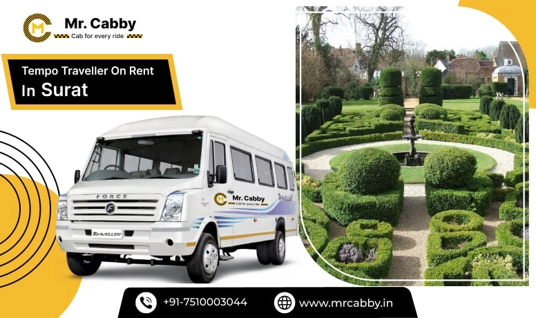 Tempo Traveller on Rent in Surat | Book Tempo Traveller in Surat Fare Starts at Rs. 25/Km - Mr. Cabby